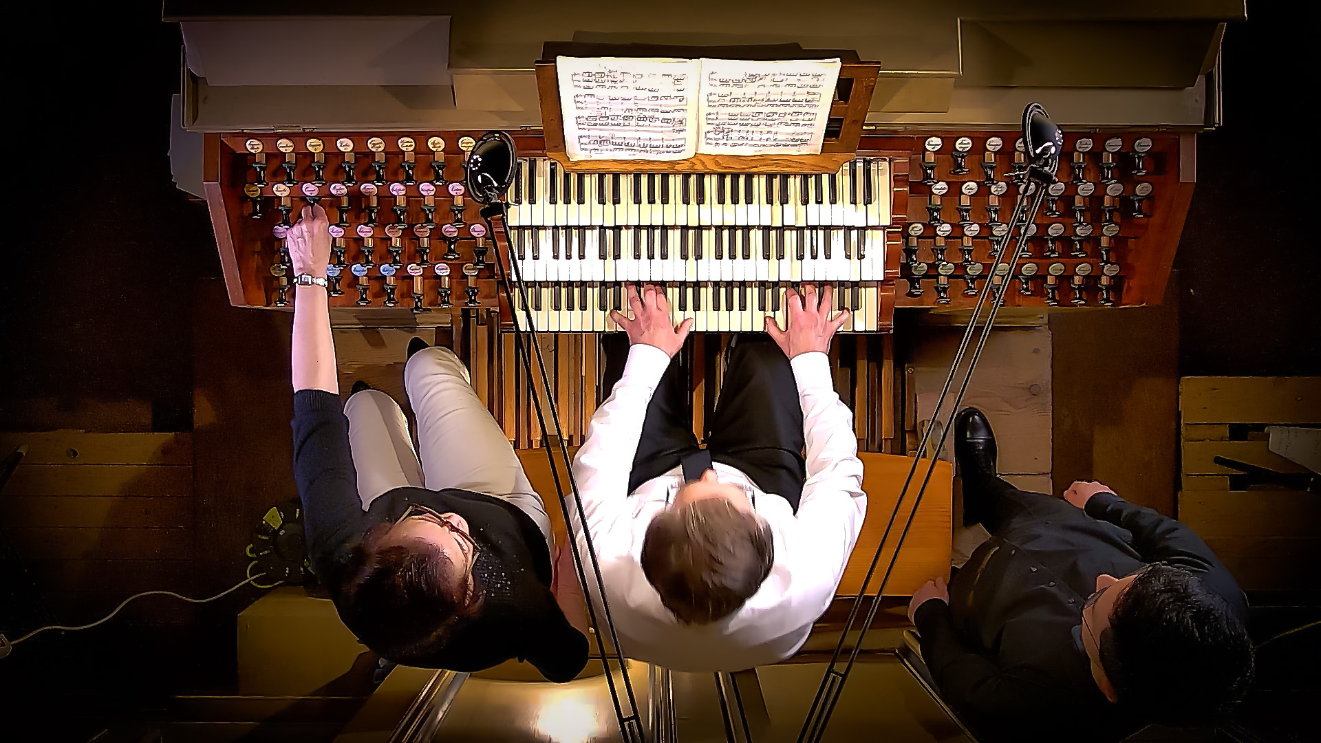 Historic Walcker organ in Vienna